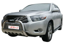 丰田汉兰达（2008-2010）专用带下档板前架——广东华钿勇士汽车用品专业解析